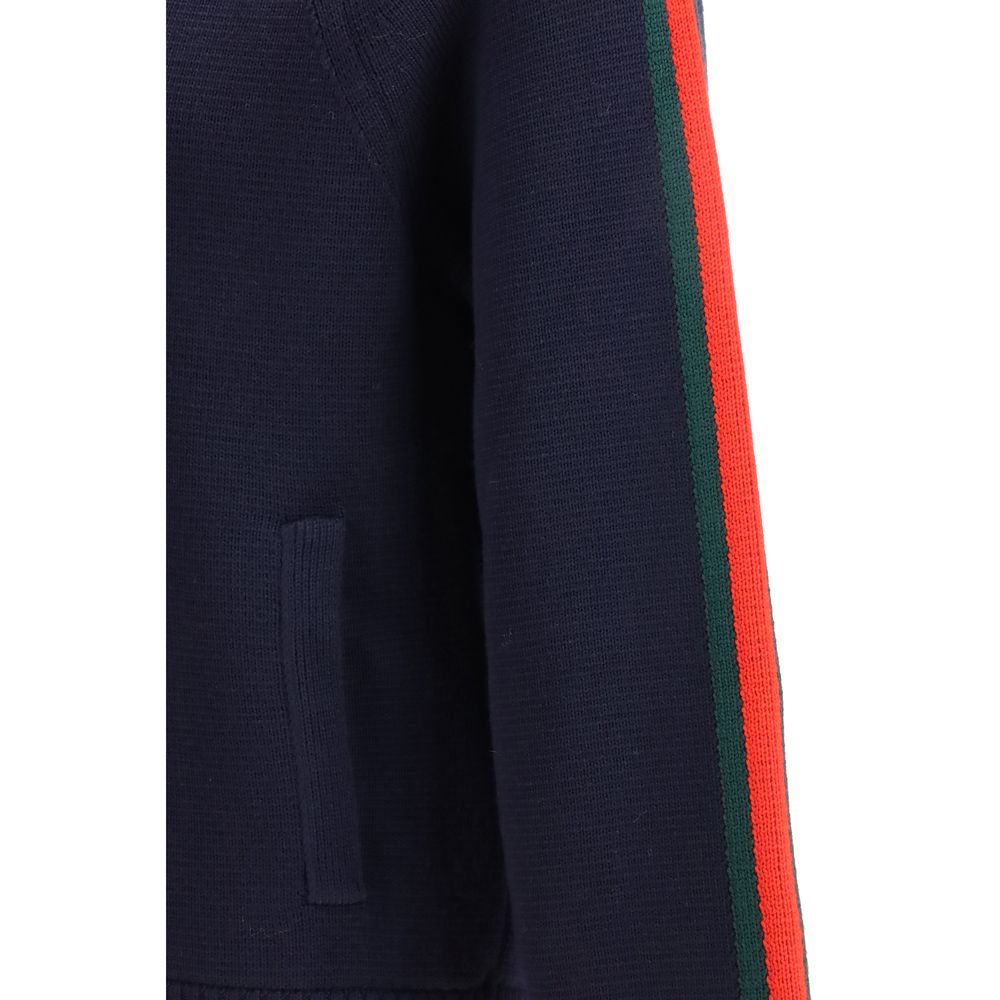 Gucci 100% Wool cardigan in navy — view 3