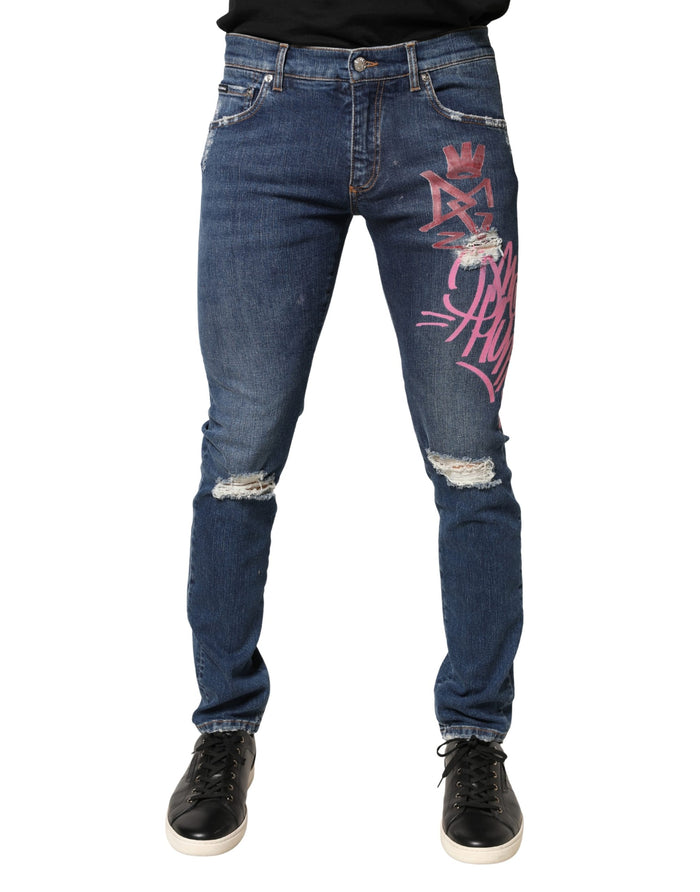 Dolce & Gabbana 98% Cotton jeans in blue