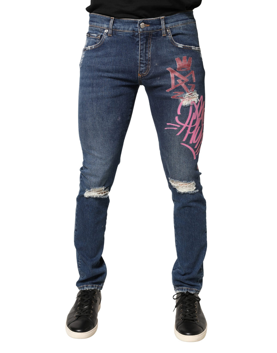 Dolce & Gabbana 98% Cotton jeans in blue