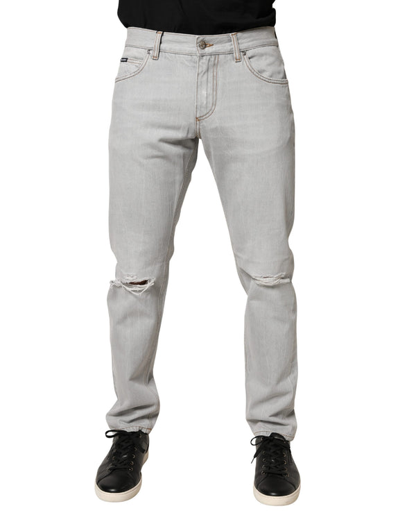 Dolce & Gabbana 100% Cotton jeans in gray