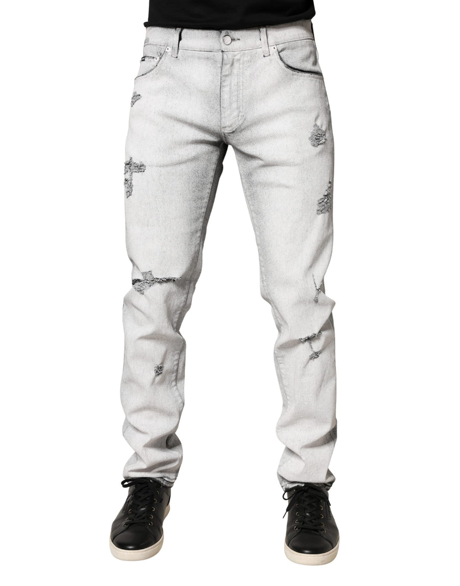 Dolce & Gabbana 98% Cotton jeans in gray