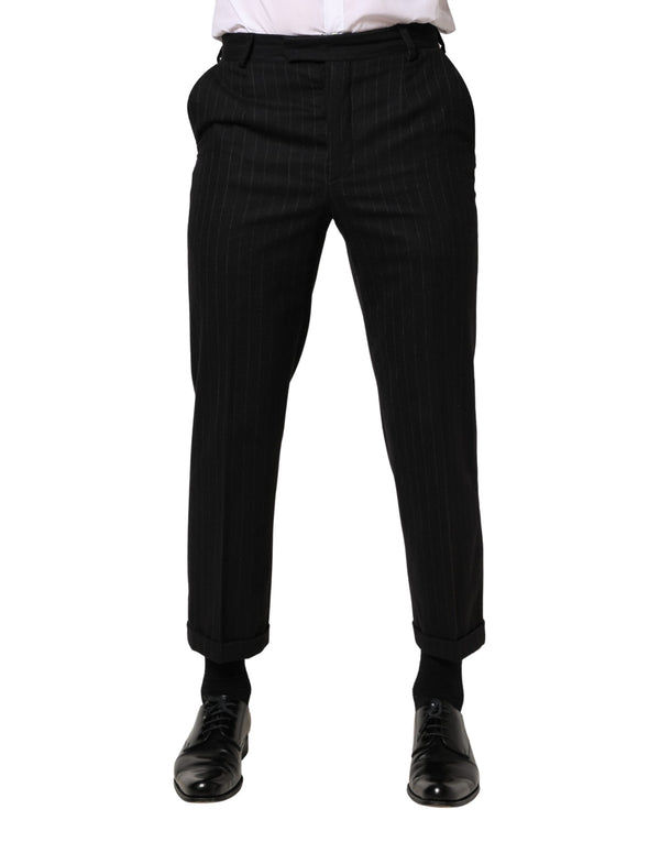 Dolce & Gabbana 98% Virgin Wool trousers in black