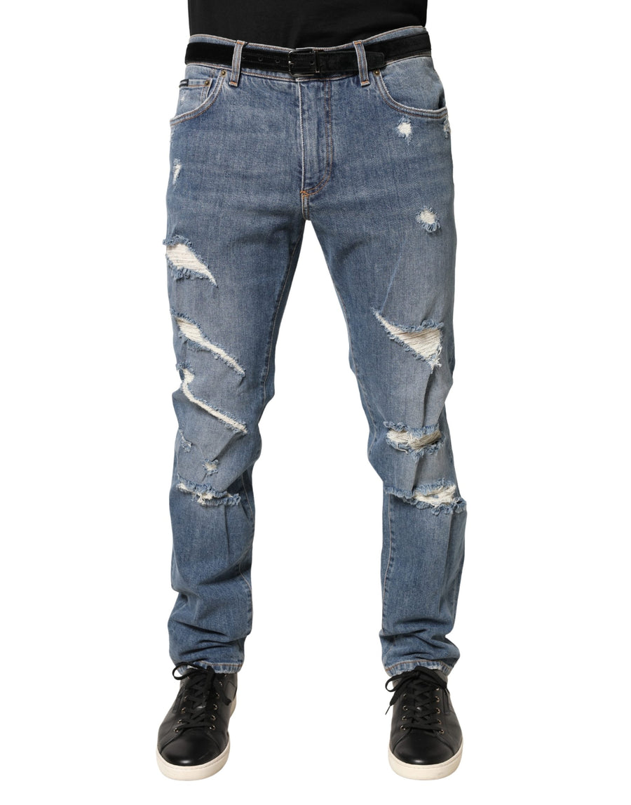 Dolce & Gabbana 98% Cotton jeans in blue