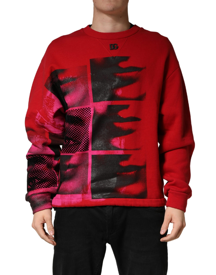 Dolce & Gabbana 80% Cotton 20% Polyester sweatshirt in red