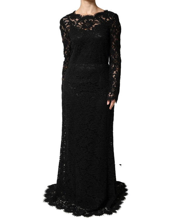 Dolce & Gabbana 80% Cotton dress in black