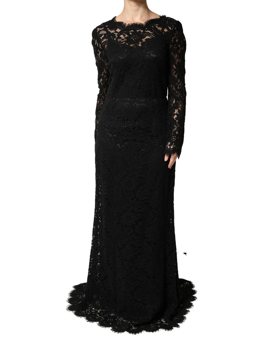 Dolce & Gabbana 80% Cotton dress in black