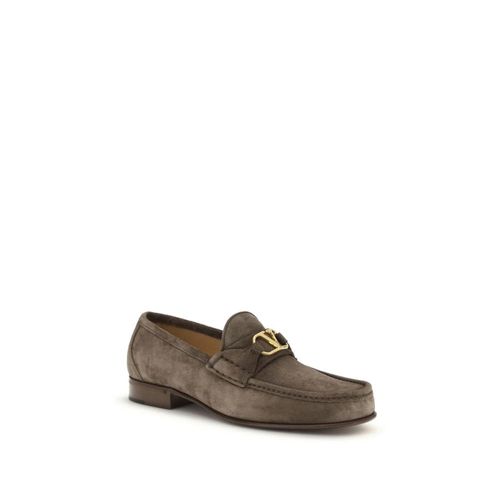 Valentino Garavani Upper: 100% Calf Leather Bos Taurus; Sole: 100% Calf Leather Bos Taurus loafer in brown — view 2
