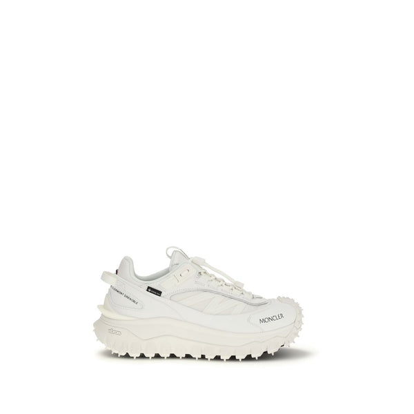 Moncler Upper: 100% Polyamide sneaker in white