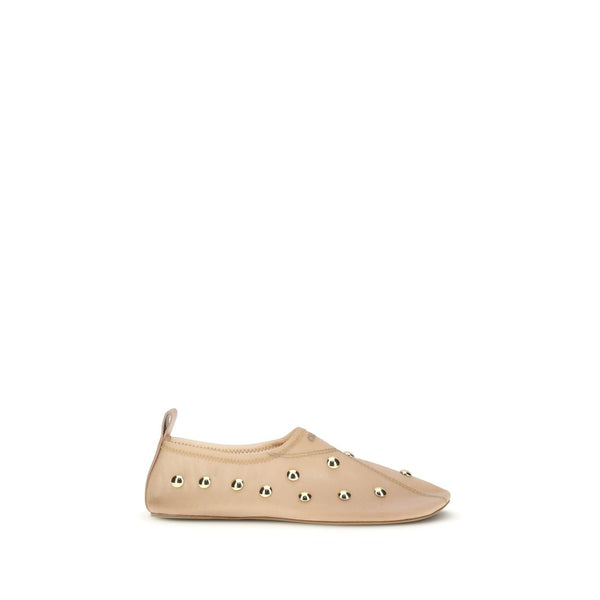 Chloé 100% Polyamide ballet flat in beige