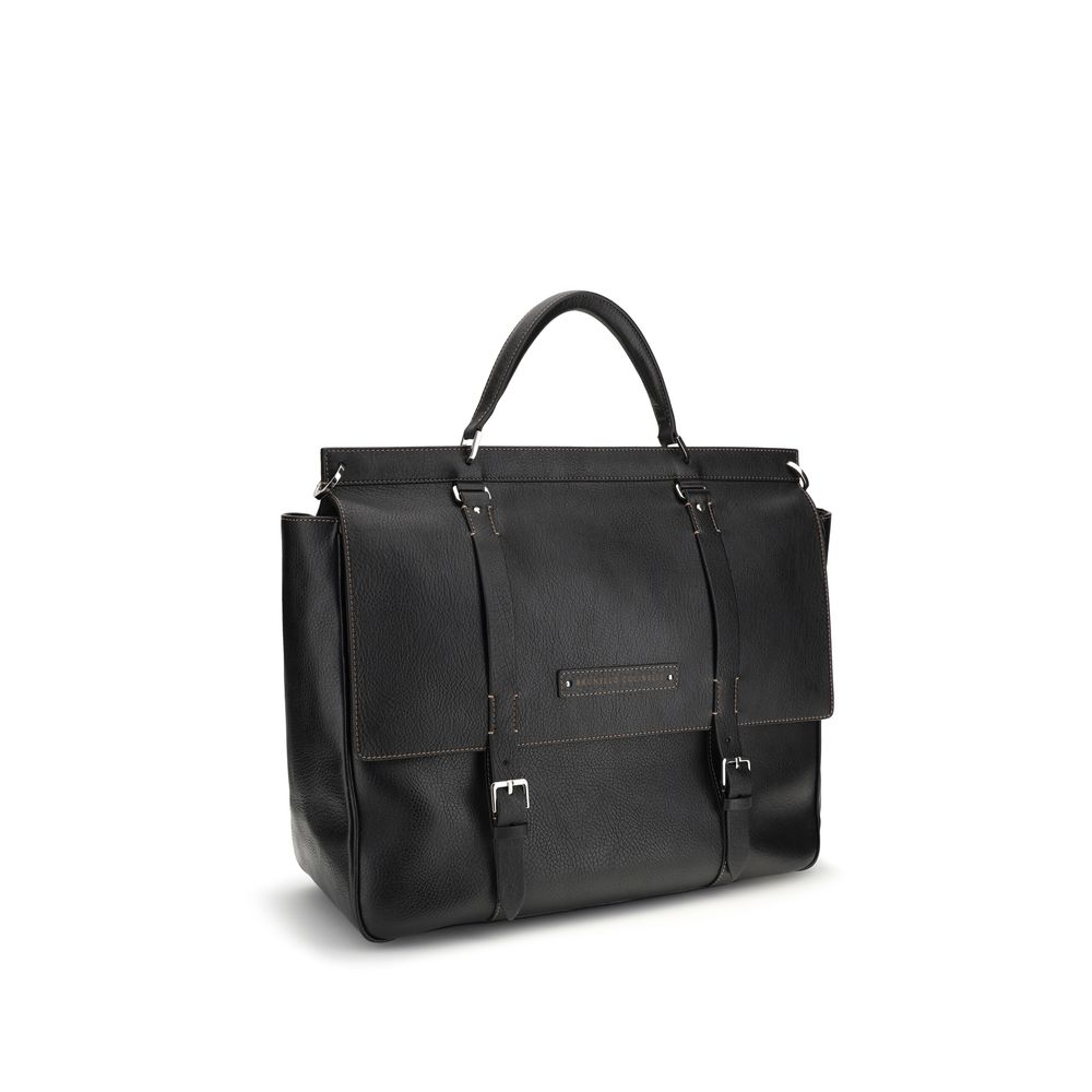Black Calf Leather Bos Taurus Luggage And Travel Bag