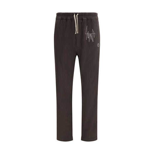 Moncler X Rick Owens 100% Cotton joggers in brown