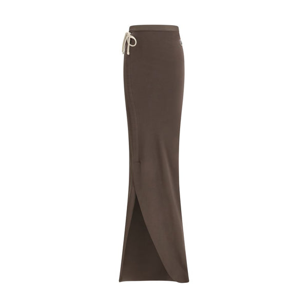 Moncler X Rick Owens 100% Cotton skirt in brown