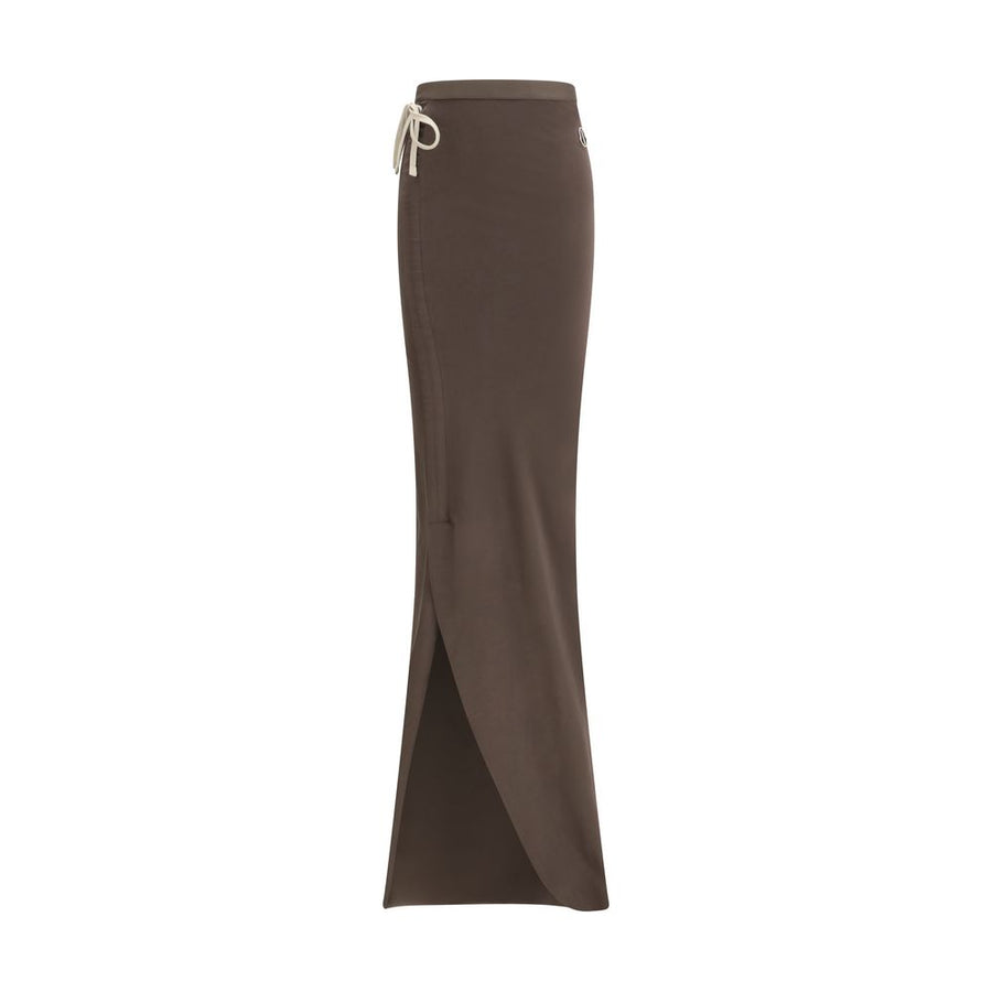 Moncler X Rick Owens 100% Cotton skirt in brown
