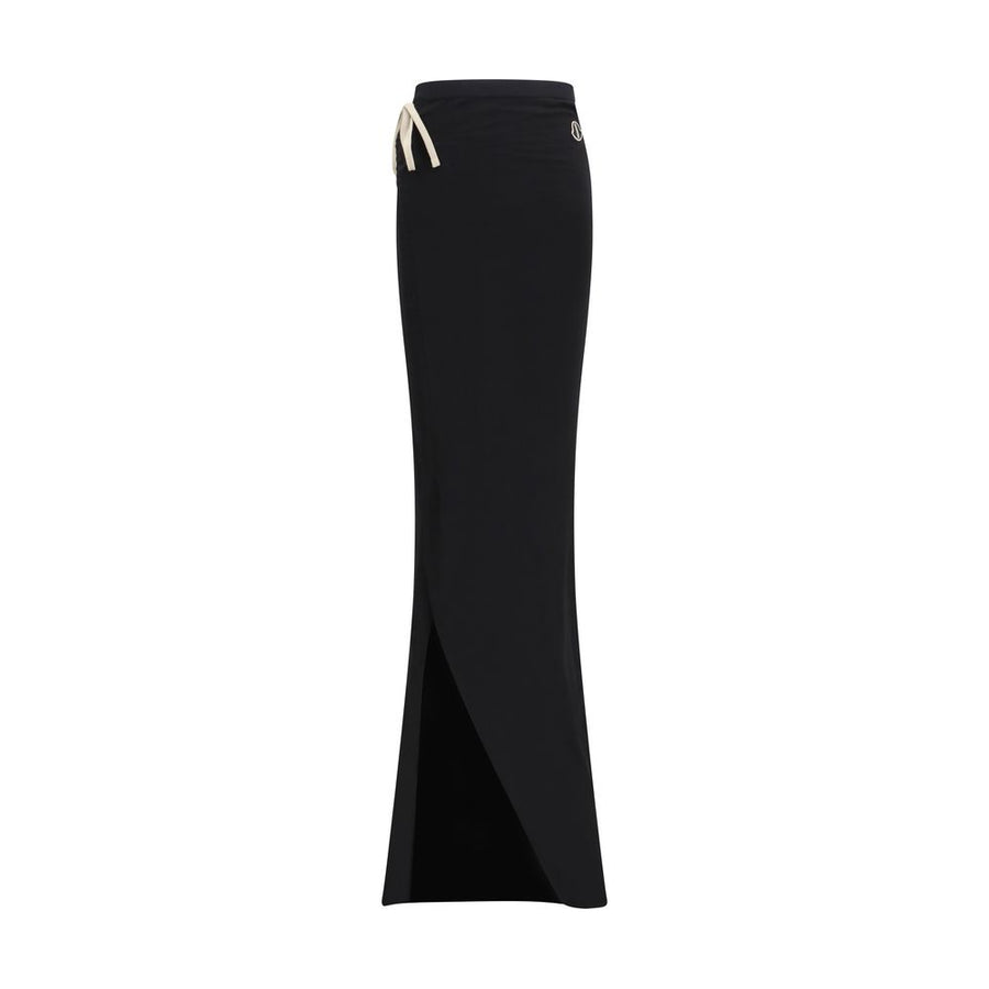 Moncler X Rick Owens 100% Cotton skirt in black
