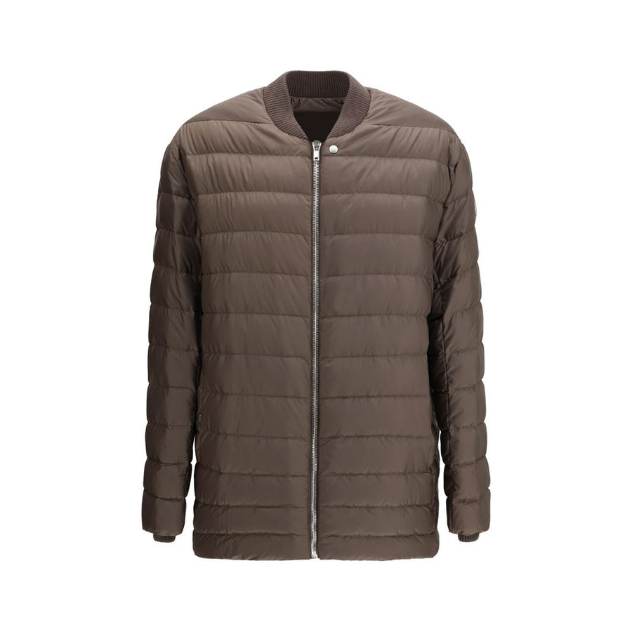Moncler X Rick Owens Inner: 100% Goose Down; Outer: 100% Polyester down jacket in brown