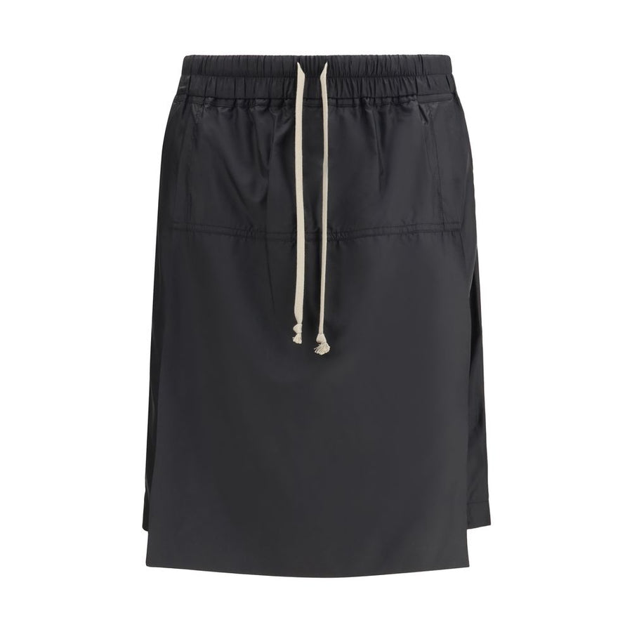 Moncler X Rick Owens 100% Polyester bermuda shorts in black