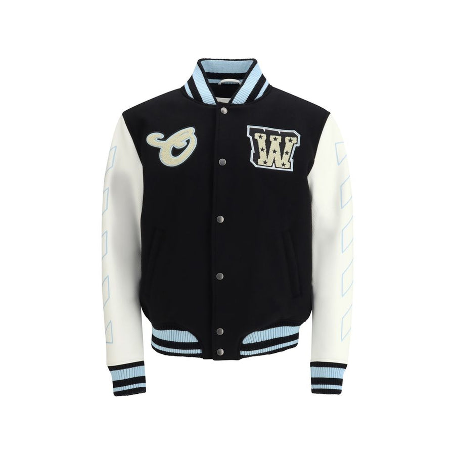 Off-White 70% Wool Ovis Aries jacket in black