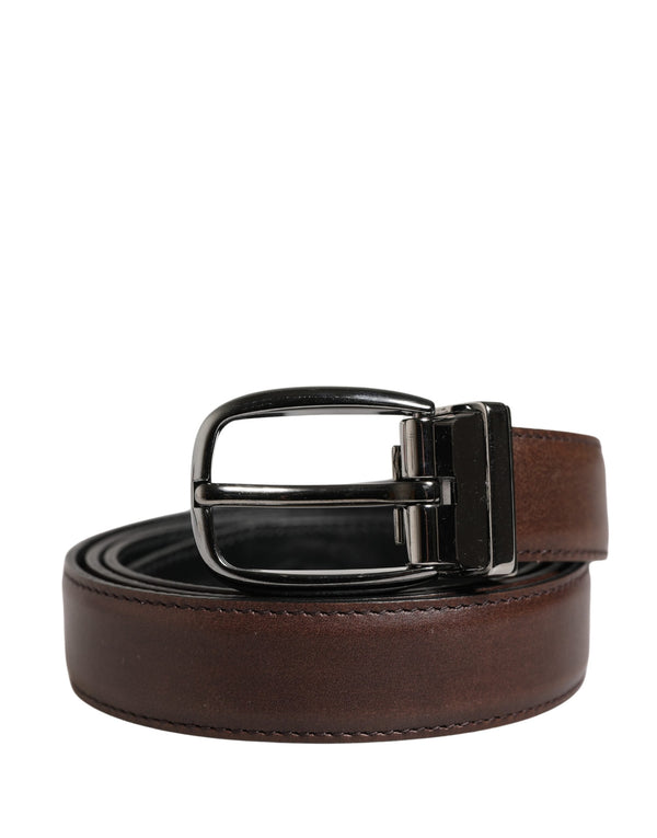Dolce & Gabbana 100% Calf Leather belt in brown