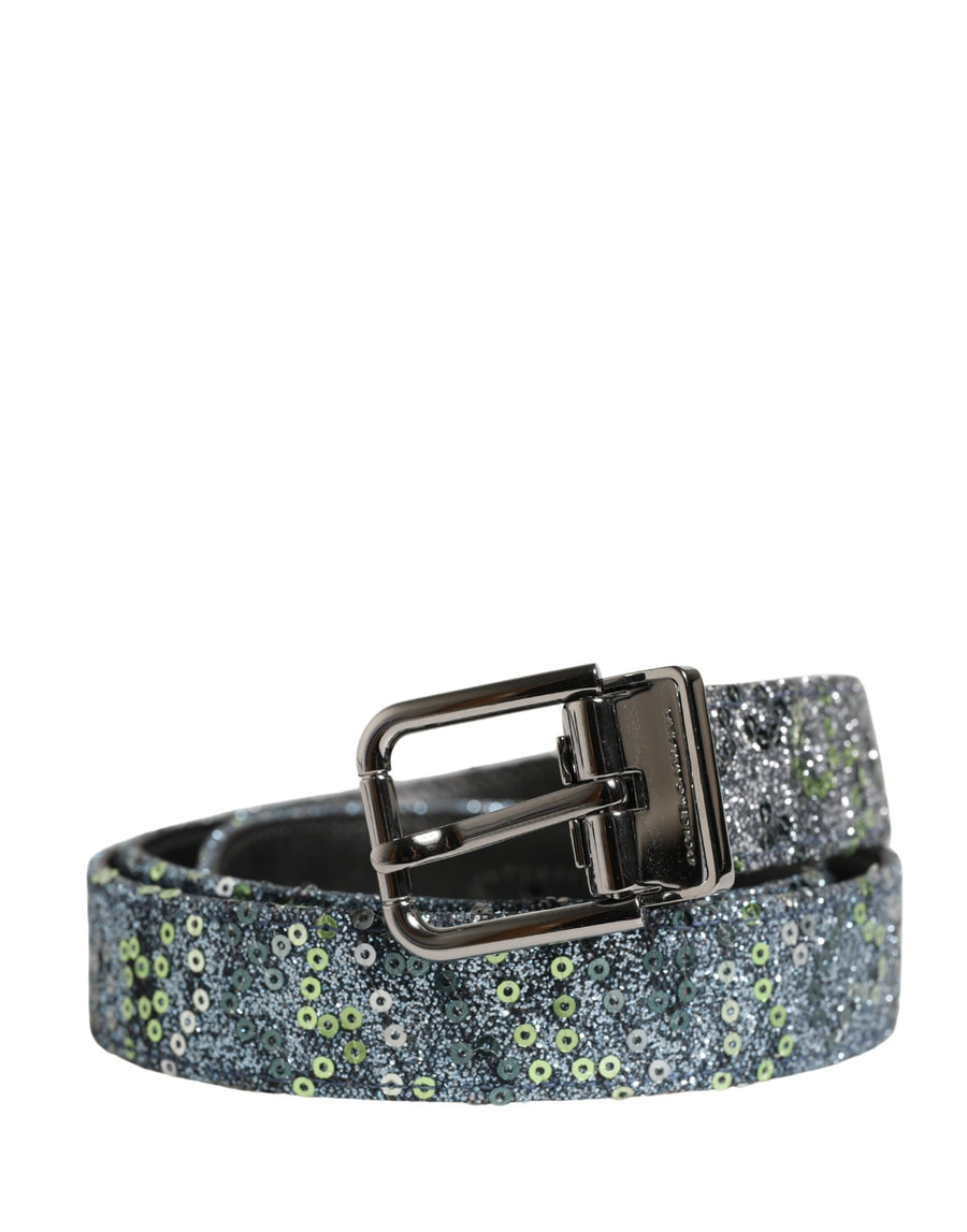 Dolce & Gabbana 42% Cotton 47% PE 5% Polyester 6% Calf; Lining: 100% Calf Leather belt in multicolor