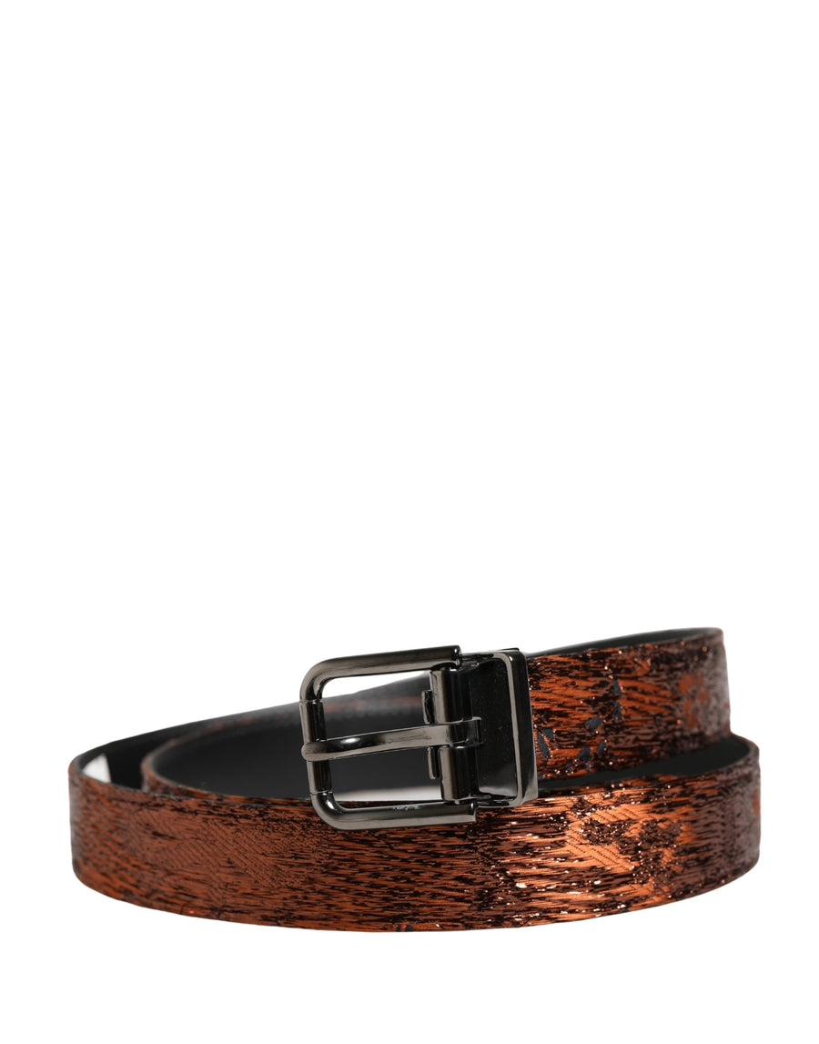 Dolce & Gabbana 82% Polyester belt in brown