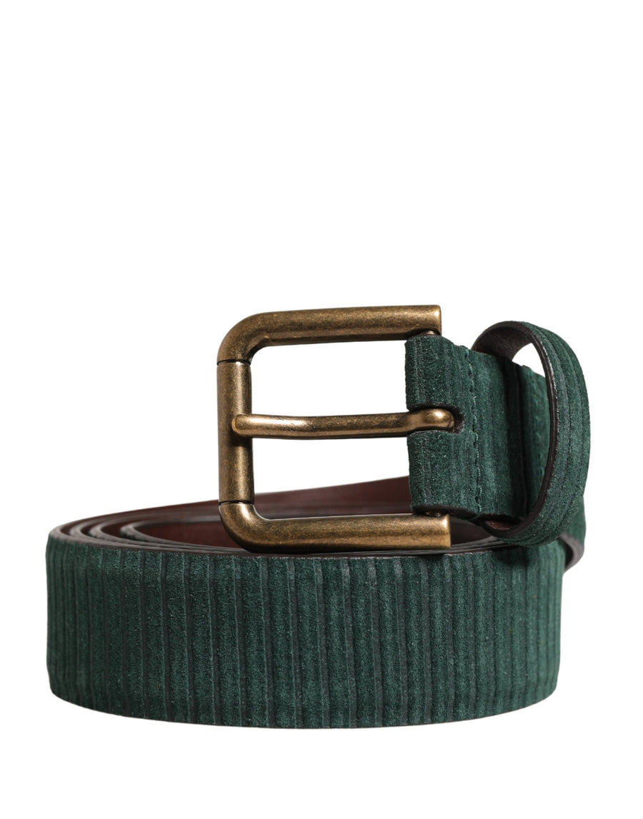 Dolce & Gabbana 100% Calf Leather belt in green
