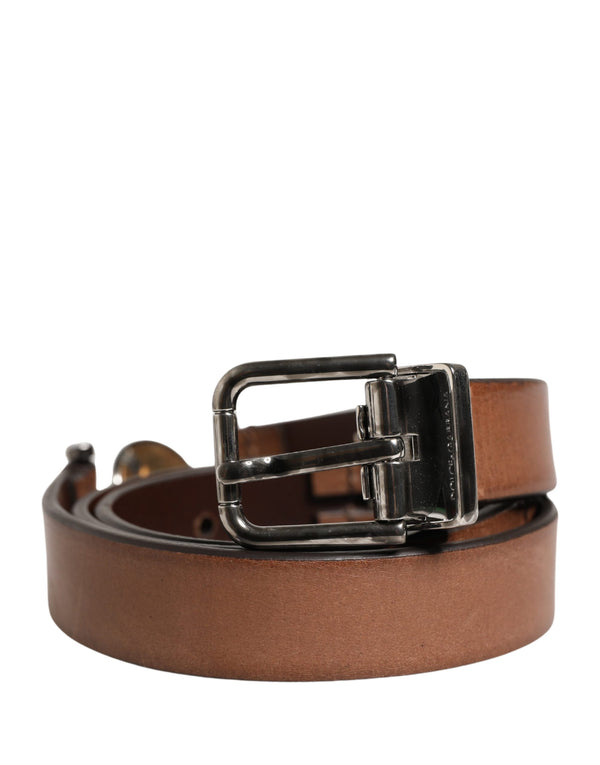 Dolce & Gabbana 100% Calf Leather belt in brown