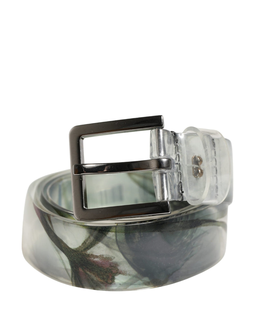 Dolce & Gabbana 100% PVC belt in white