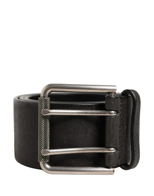 Dolce & Gabbana 100% Calf Leather belt in black