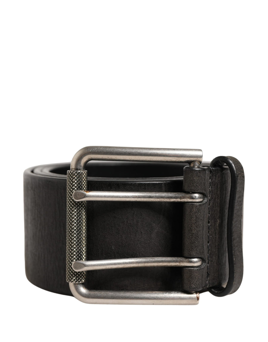 Dolce & Gabbana 100% Calf Leather belt in black