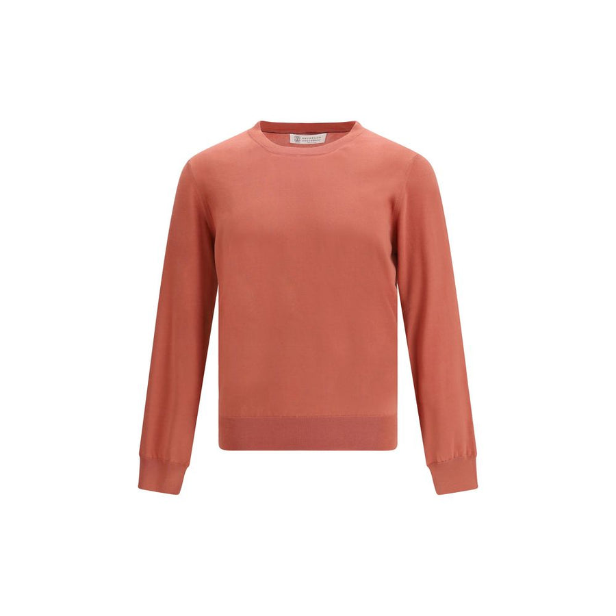 Brunello Cucinelli 100% Cotton sweatshirt in orange