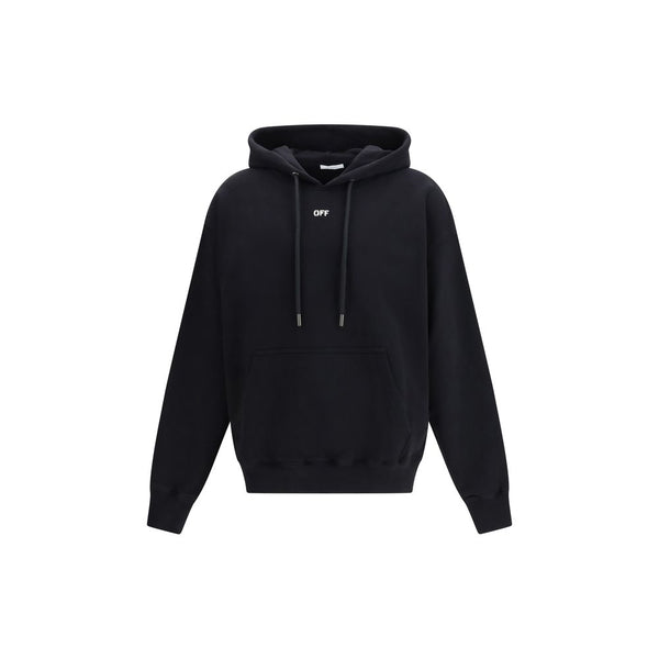 Off-White 100% Cotton hoodie in black