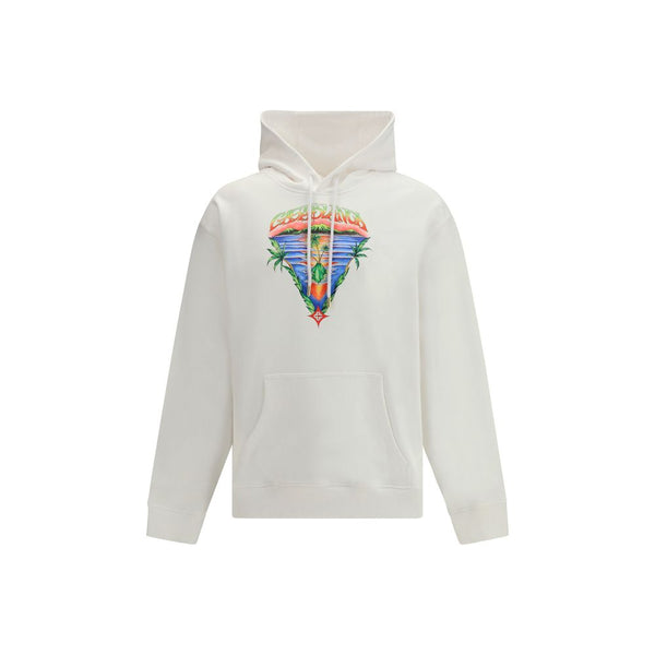 Casablanca 100% Cotton hoodie in white