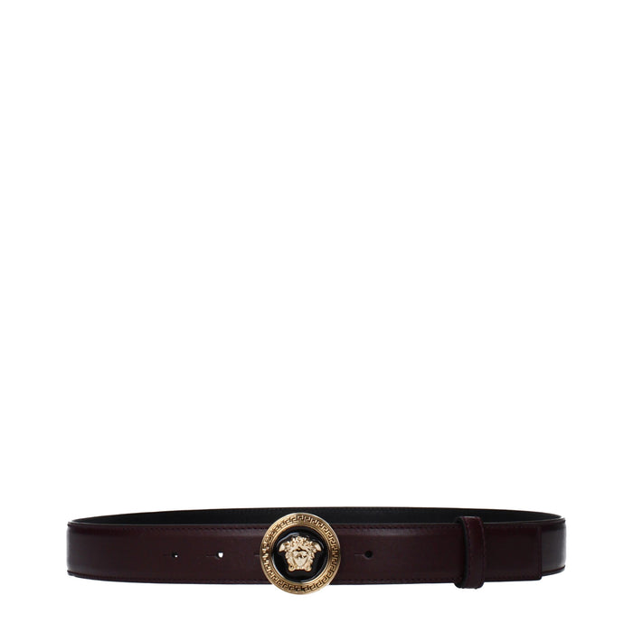 Versace Leather belt in purple