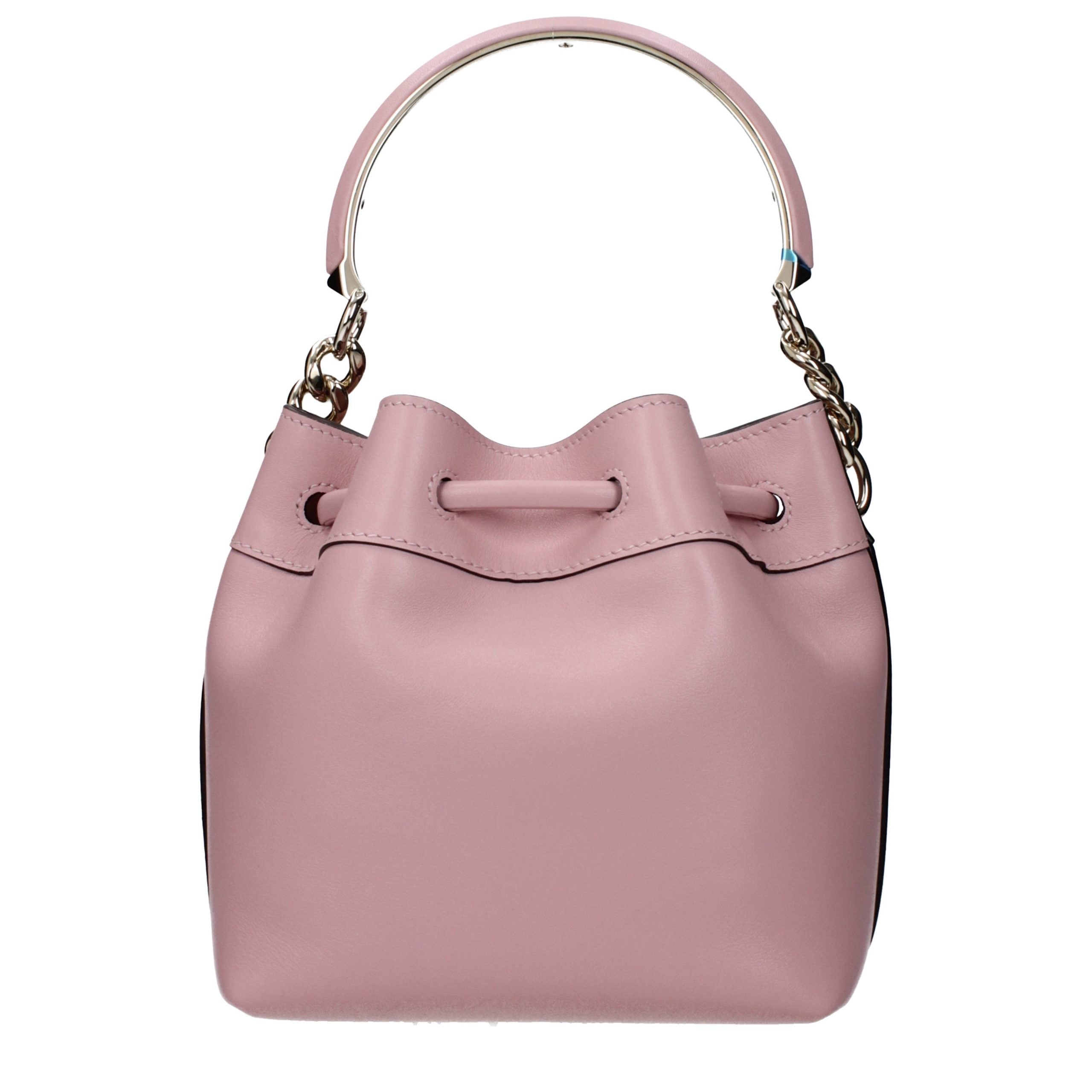 Pink Leather Handbag Bag