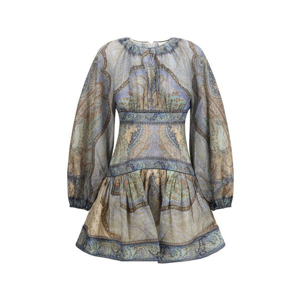Zimmermann 72% Cotton dress in multicolor