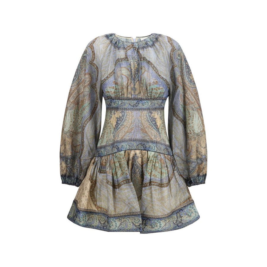 Zimmermann 72% Cotton dress in multicolor