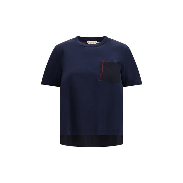 Marni 100% Cotton t-shirt in blue