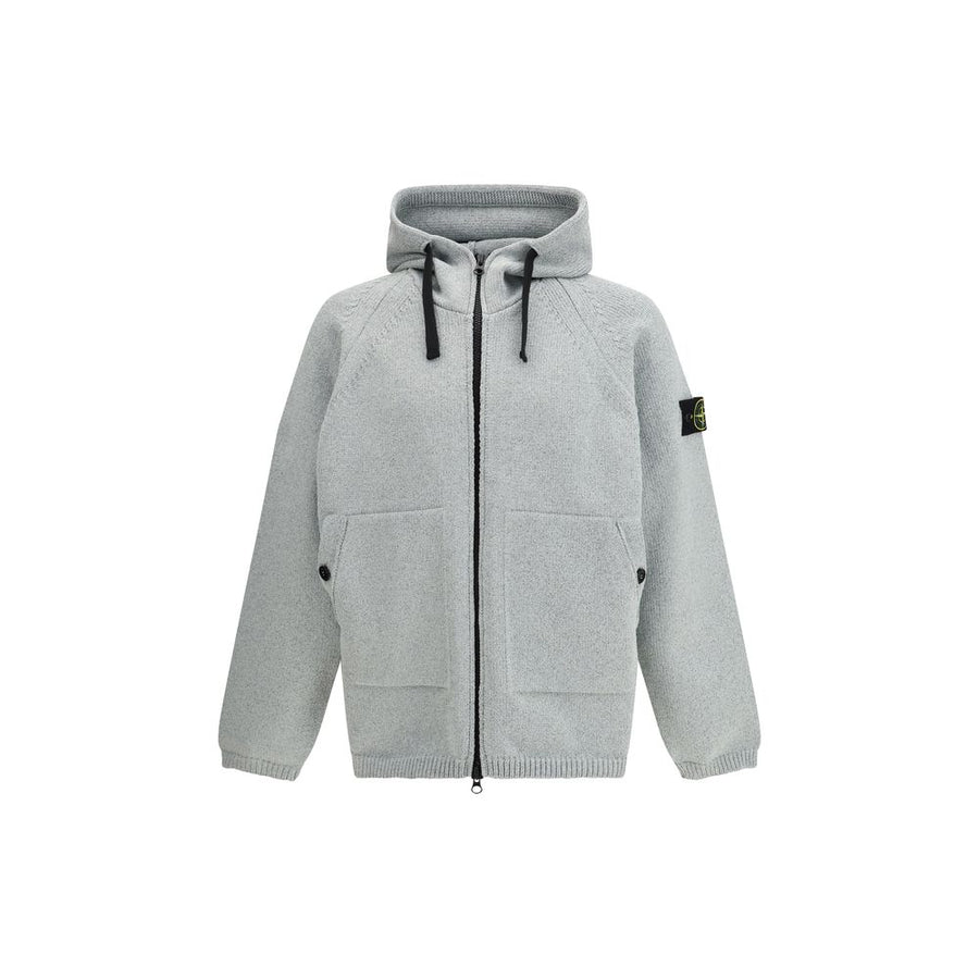 Stone Island 75% Polyester hoodie in gray
