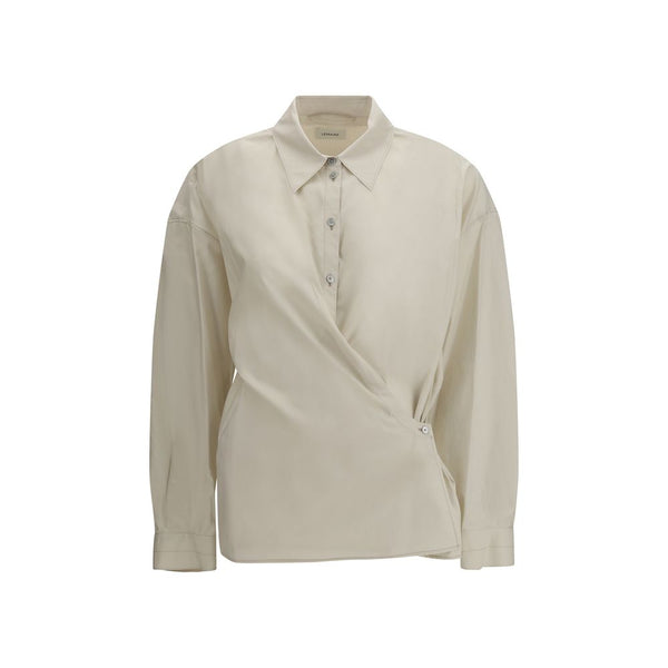 Lemaire 80% Cotton 20% Silk shirt in beige