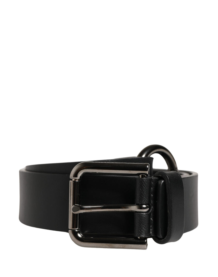 Dolce & Gabbana 100% Calf Leather belt in black