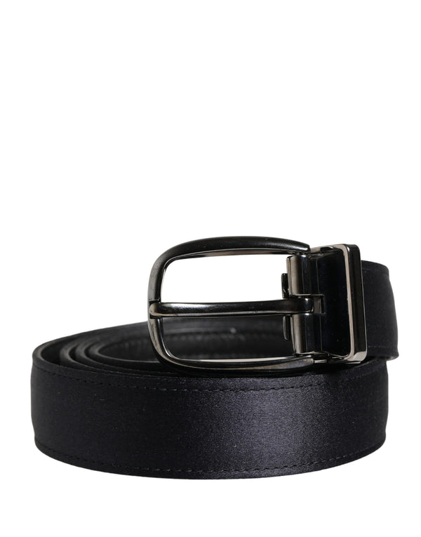 Dolce & Gabbana 30% Silk 60% Viscose 10% Calf belt in black