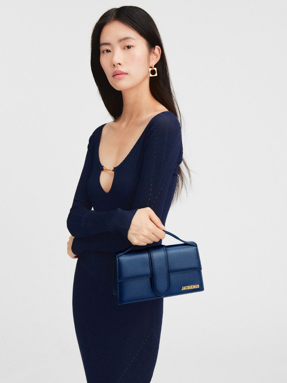 Dark Navyleather Le Grand Bambino Handbag Blue Bag