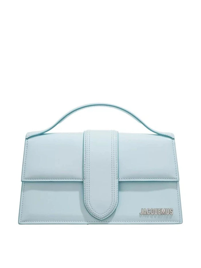 Pale Blue Leather Le Grand Bambino Handbag Light Bag