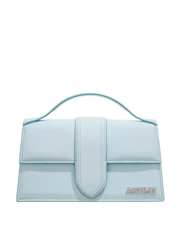 Jacquemus Leather top handle bag in blue