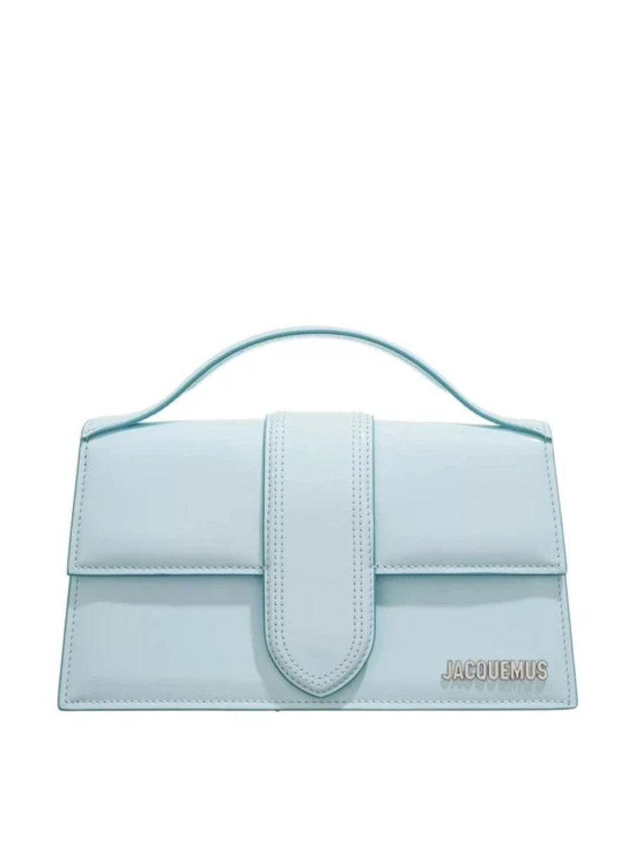 Jacquemus Leather top handle bag in blue