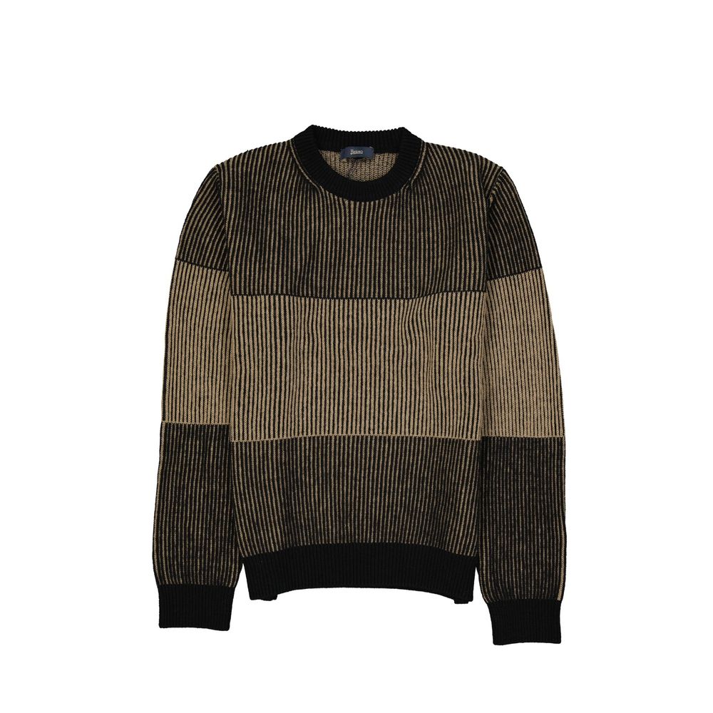 Herno 100% Wool sweater in black