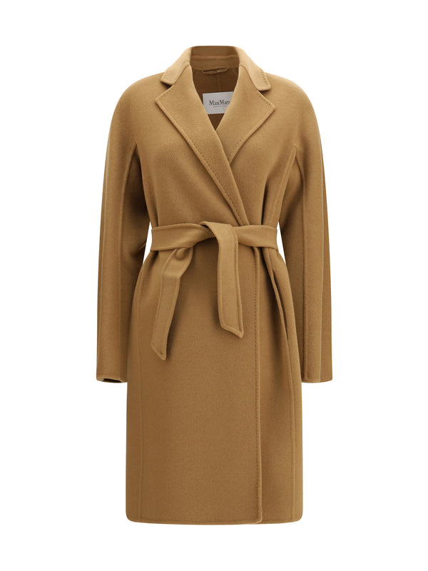 Max Mara 100% Cashmere coat in beige