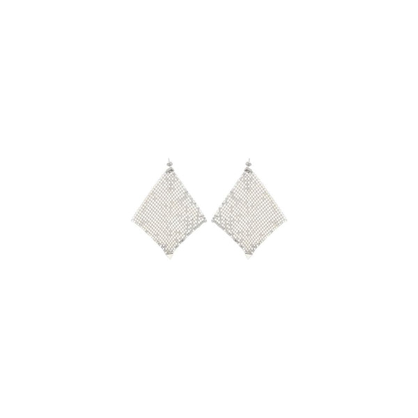 Rabanne 100% Brass earrings in silver
