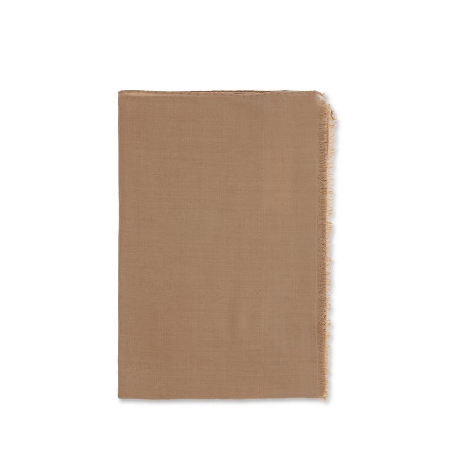 Max Mara 30% Silk 70% Wool scarf in beige