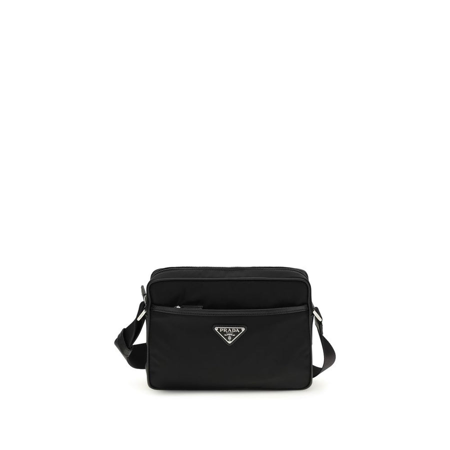 Prada 100% Recycled Polyamide shoulder bag in black